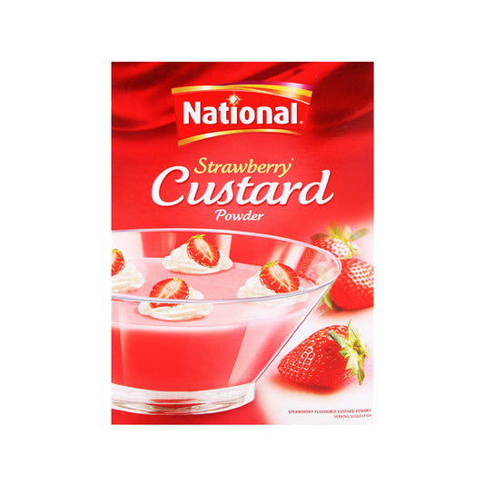 National Strawberry Custard Powder 300g