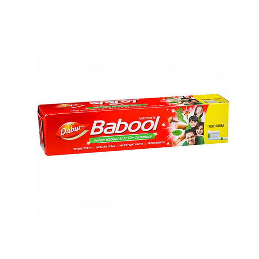 Dabur Babool toothpaste 175g + Free Brush