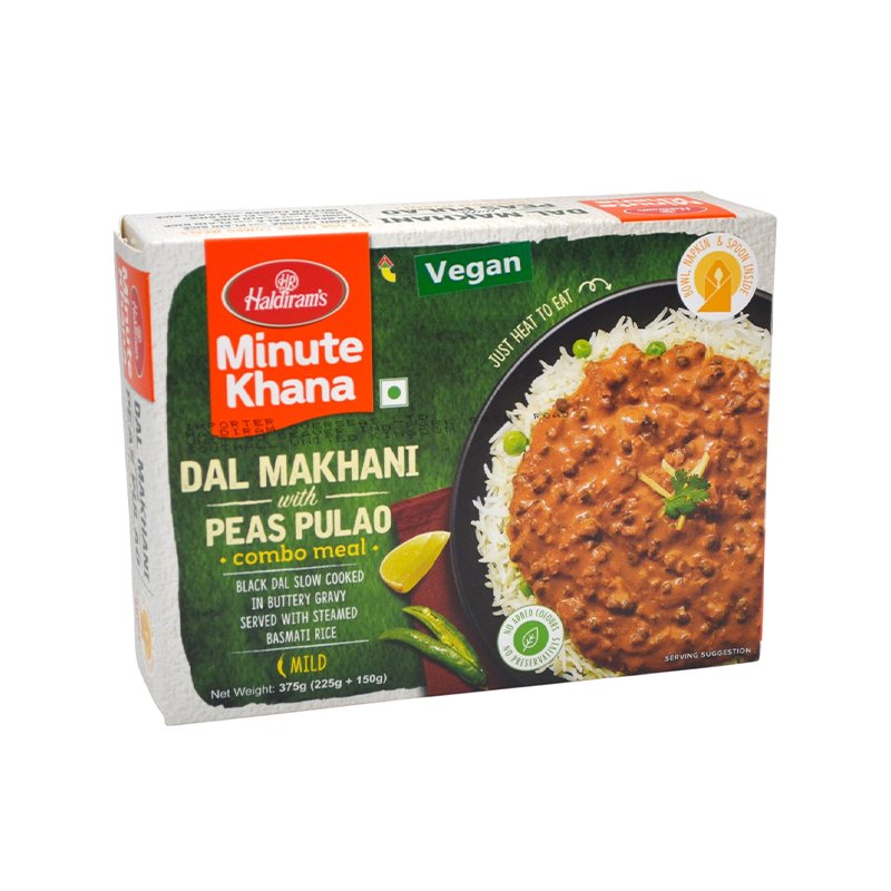 Haldiram's Gotowy do spożycia Dal Makhani z groszkiem Pulao 375g