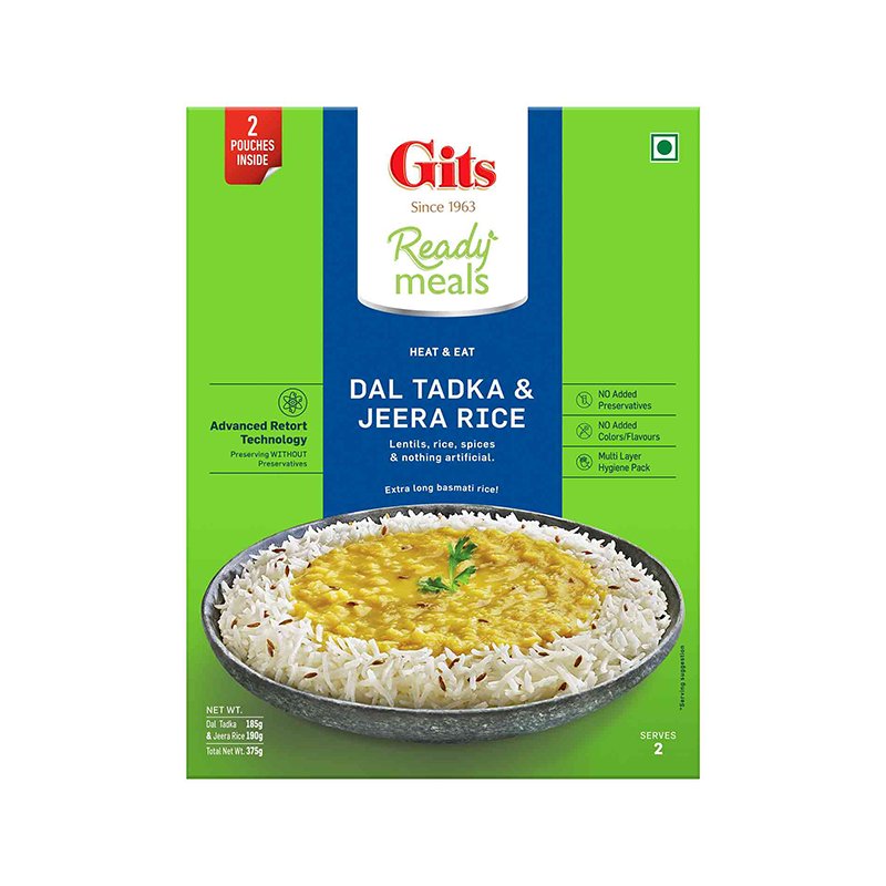 Gits gotowe do spożycia Dal Tadka z ryżem Jeera 375g