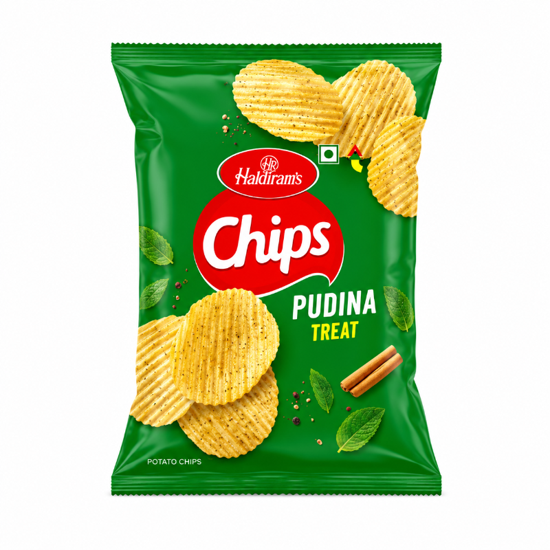 Haldiram's Chips Pudina Treat 90g