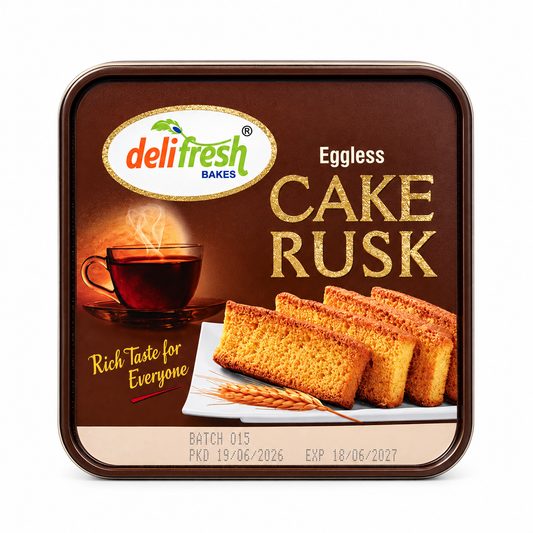 Delifresh Eggless Cake Rusk 400g
