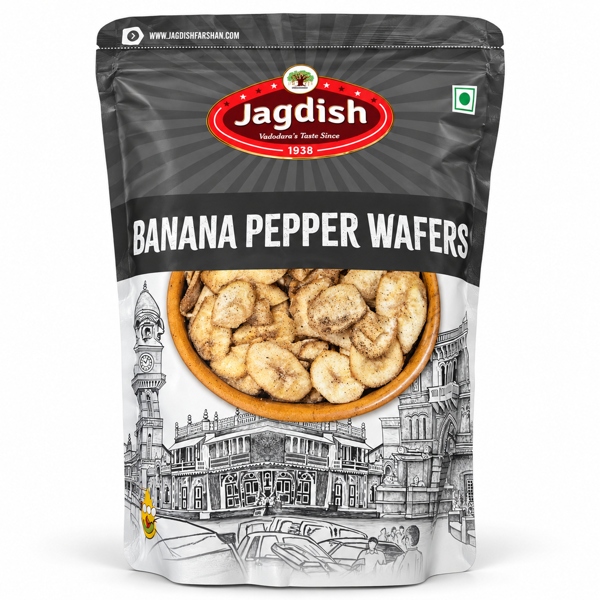 Jagdish Banana Pepper Wafers 250g