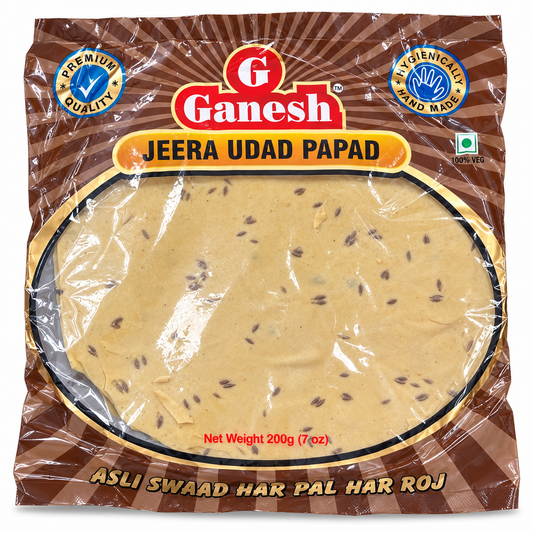 Ganesh Jeera Udad Papad 200g