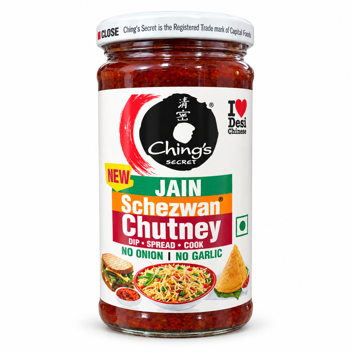 Chings Jain Schezwan Chutney 250g