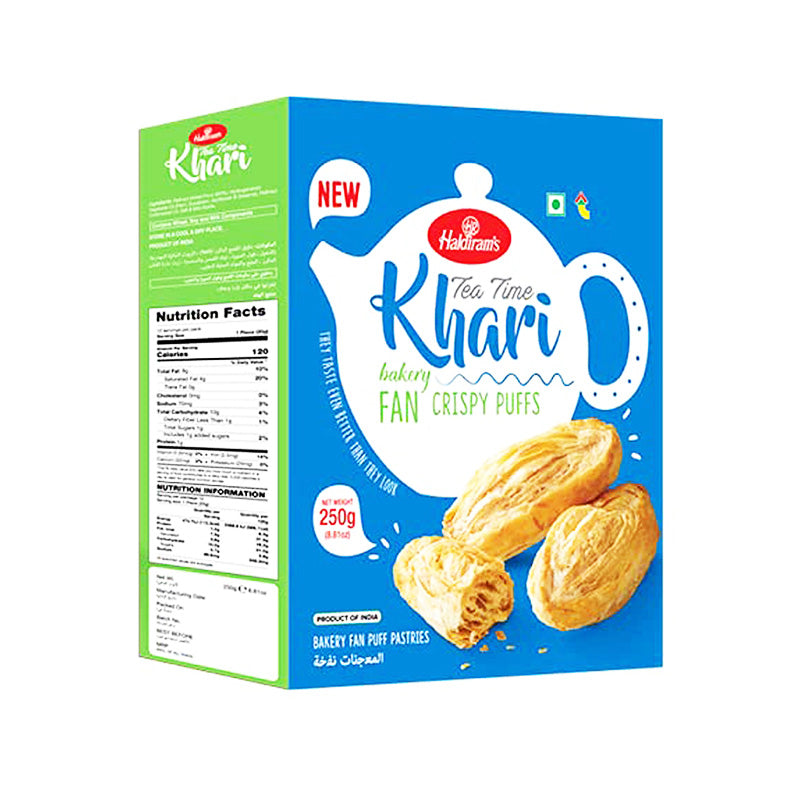 Haldiram's Tea Time Khari Bakery Fan Chrupiące chrupki 200g