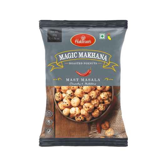 Haldiram's Magic Makhana Mast Masala (Roasted Foxnuts) 30g