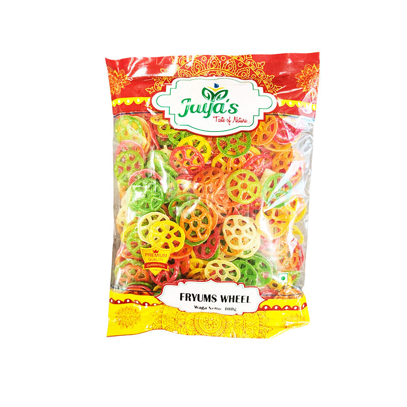 Jaya's Wheel Shaped Fryums 400g – India Bazaar Online Indian Grocery Store