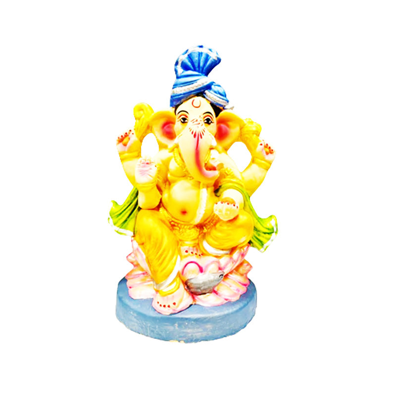 Ganesha Idol Eco 14 Inch Coloured