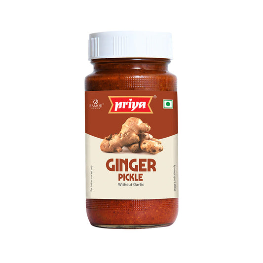 Priya Ginger Pickle Without Garlic 300g