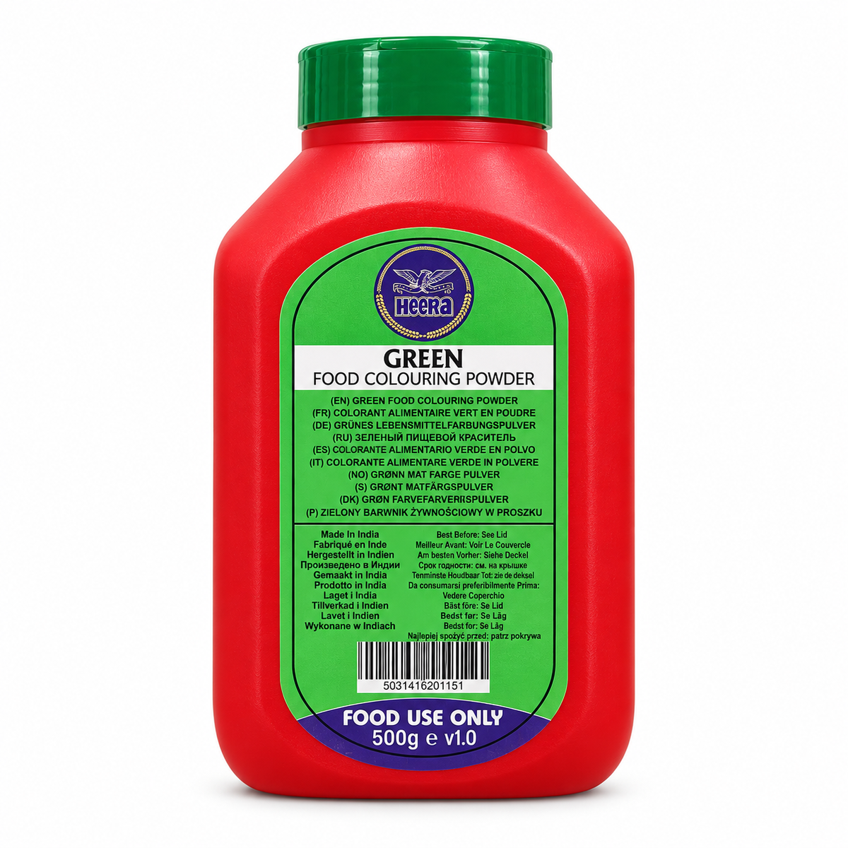 Heera Green Food Colouring Powder 500g