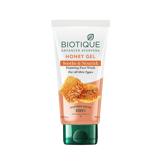 Biotique Honey Gel Soothe &amp; Nourish Foaming Face Wash 150ml