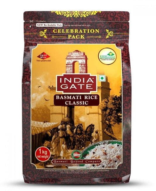 India Gate Classic Basmati Rice 1Kg