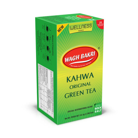 WAGH BAKRI Kahwa Original Grean Tea (25 Tea Bags)