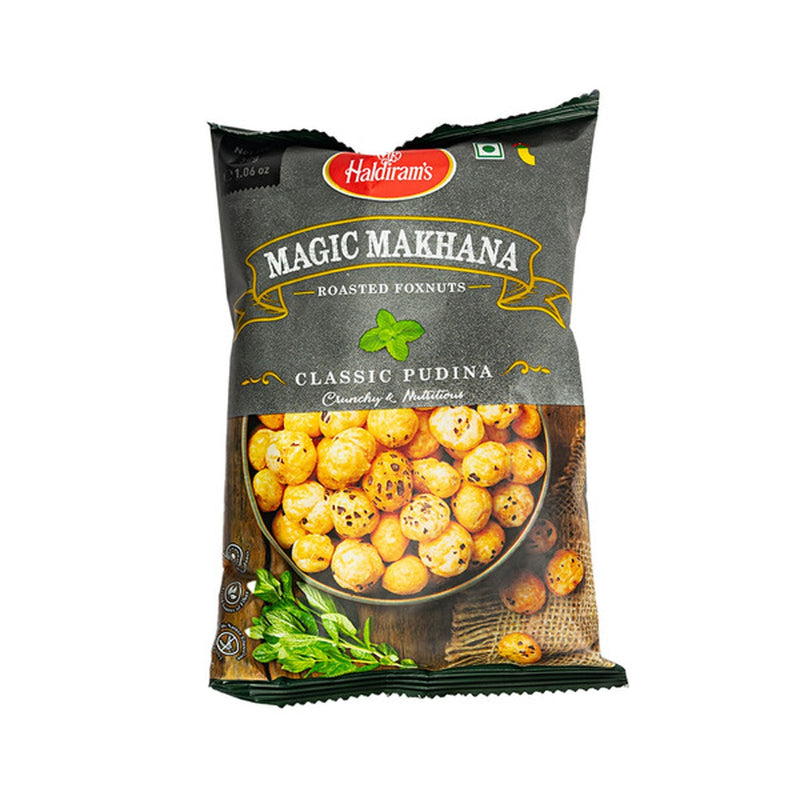 Haldiram's Magic Makhana Classic Mint (Roasted Foxnuts) 30g