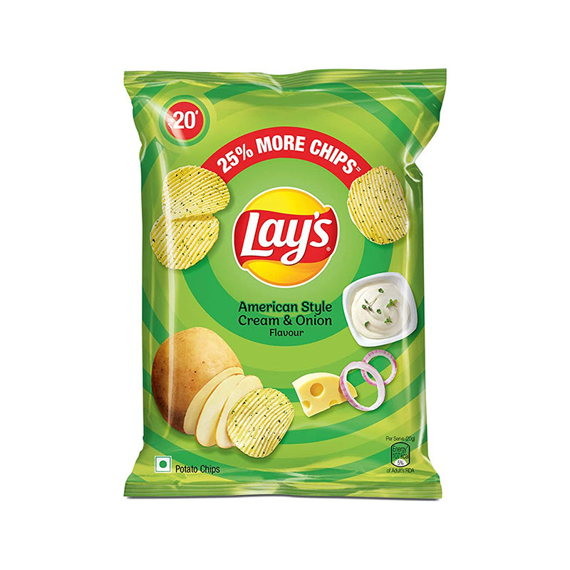 Lay's American Style Cream & Onion Flavour 20g