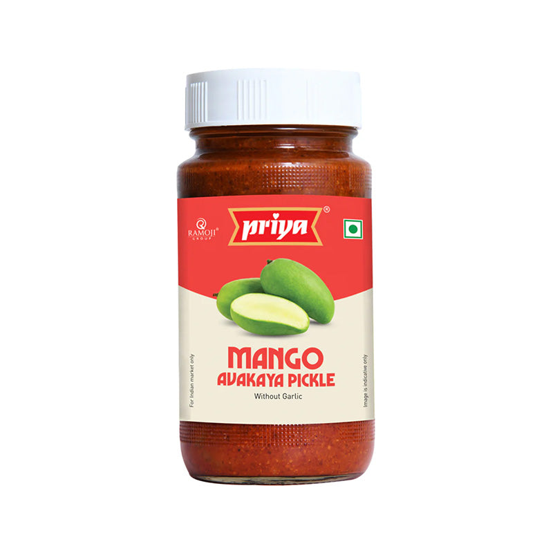 Priya Mango Avakkai Pickle(Extra Hot) Without Garlic 300g