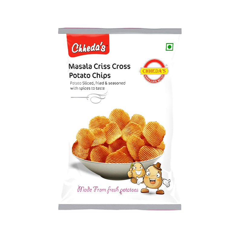 Chheda's Masala Criss Cross  Potato Chips 170g