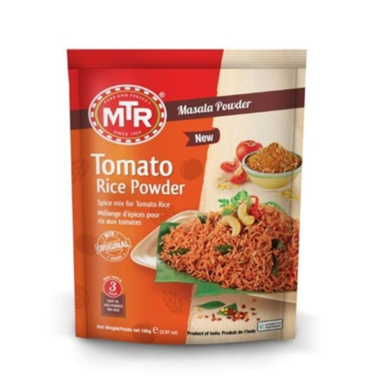 MTR tomato rice powder product pack against white background