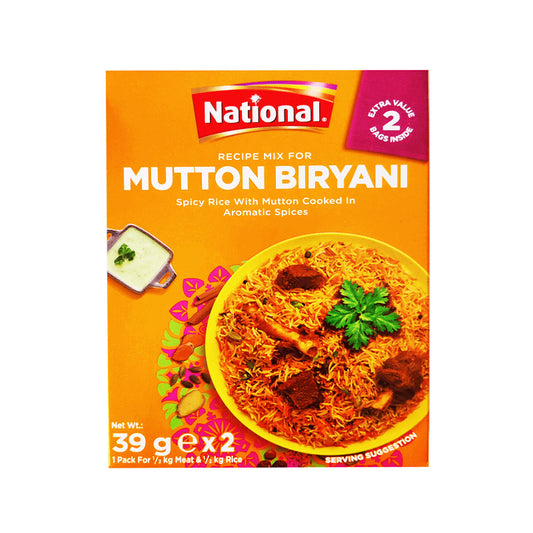 National Mutton Biryani Masala 39g(2 packs)