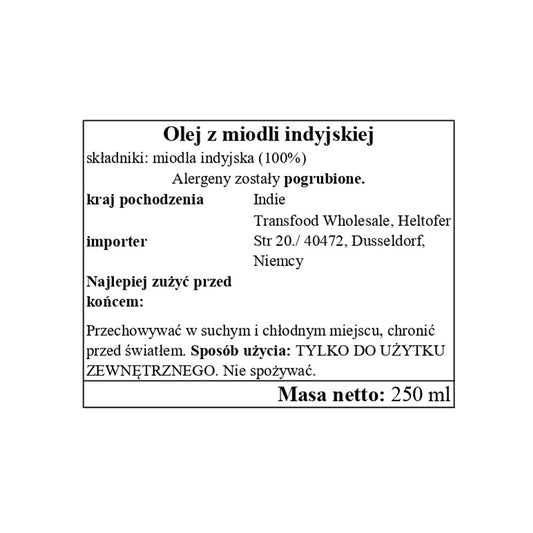 Annam Neem Olejek 250ml