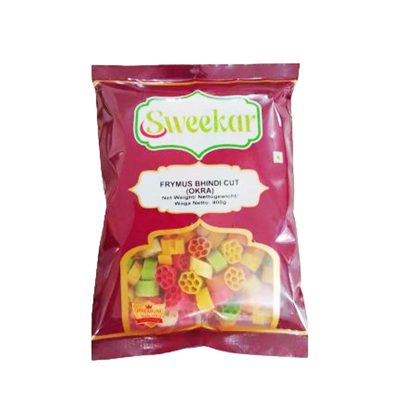 Sweekar Fryums Bhindi Cut 400g