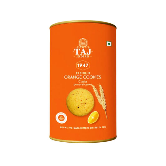 Taj Indian Premium Orange Cookies 70g