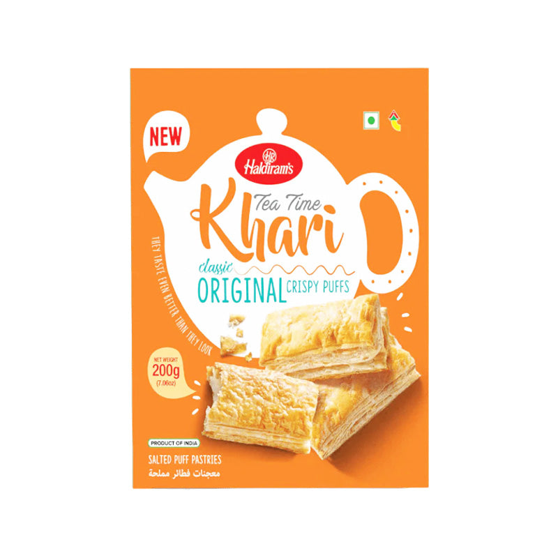 Haldiram's Khari Tea Time Classic Original Crispy Puffs 200g