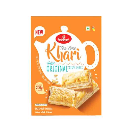 Haldiram's Khari Tea Time Classic Original Crispy Puffs 200g