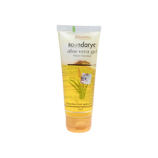 Patanjali Saundarya Aloe Vera Gel Kesar Chandan 60ml