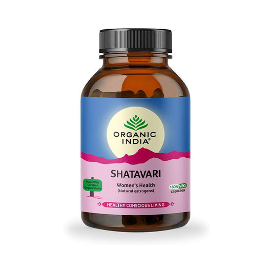 Organic India Shatavari Supplement (60 Capsules)
