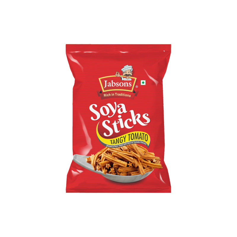 Pałeczki sojowe Jabsons o smaku pikantnych pomidorów 180 g