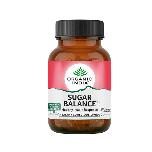 Organic India Sugar Balance Supplements (60 Capsules)