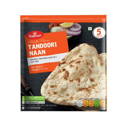 Haldiram's Tandoori Naan 400g