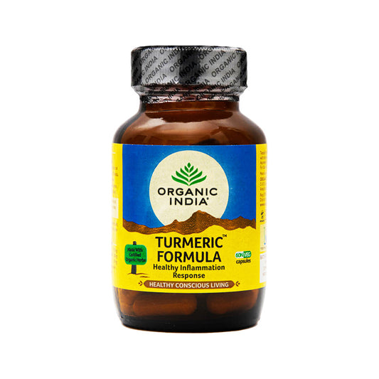 Organic India Turmeric Formula Supplements (60 Capsules)