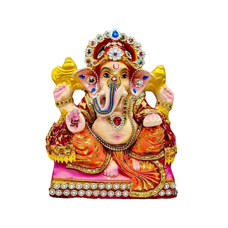 Ganesha Idol Eco 10 inch Eco Vastra