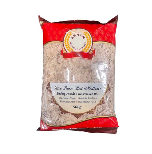 Annam Red Rice Flakes (Poha) 500g