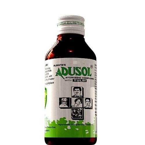 Adusol Ayurvedic Cough Syrup with Tulsi 100ml