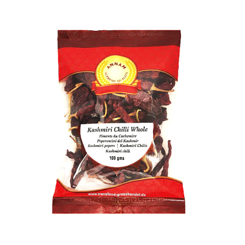 Annam Kashmiri Chilli Whole 100g