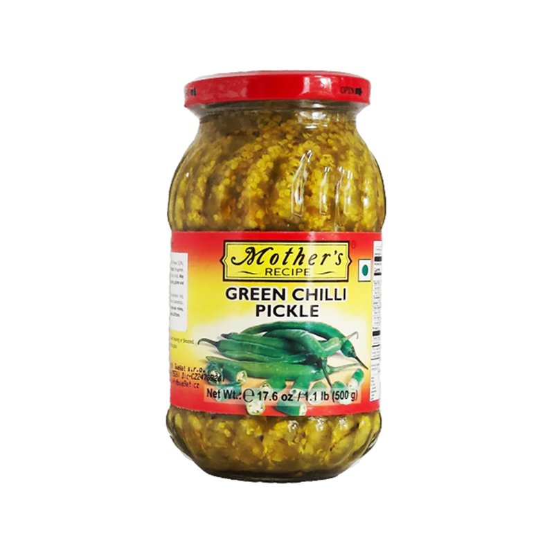 Mother's Green Chilli Pickle 500g