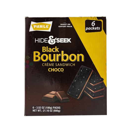 Parle Hide &amp; Seek Black Bourbon Choco Biscuit 600g
