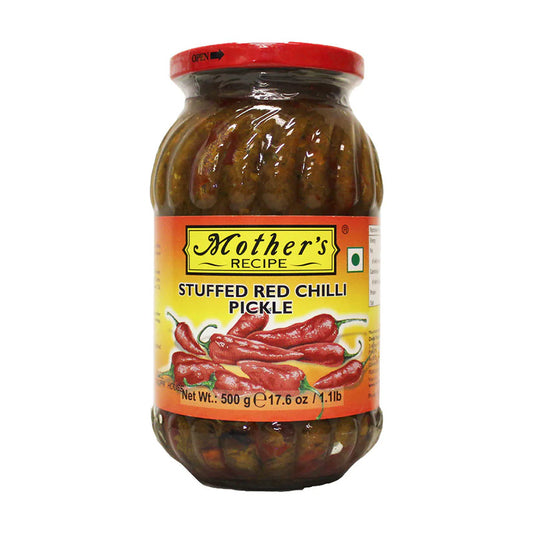 Mother's Stuffed Red Chilli Pickle 400g