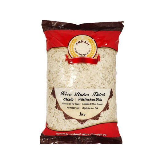 Annam Rice Flakes Thick (Poha) 1kg
